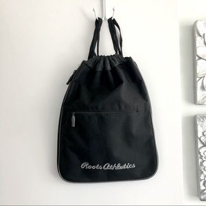 ROOTS Athletics Expandable Drawstring Backpack Bag
